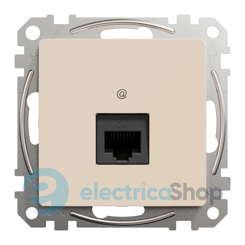 Компьютерная розетка RJ45 кат. 5е UTP SE Sedna Design SDD112451 бежевый