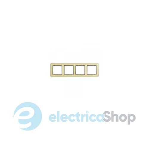 Рамка 4-а. SE Sedna Elements SDD371804 матове золото