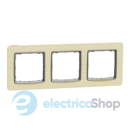 Рамка 3-я. SE Sedna Elements SDD380803 береза