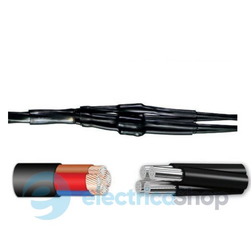 Переходная термоусаживаемая муфта для кабеля с броней Sicame T4THS 16-35 CM A