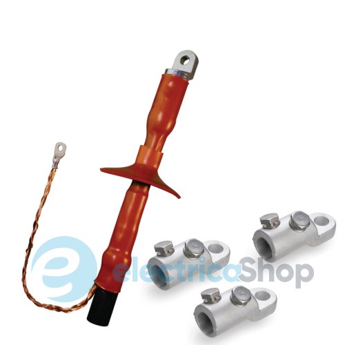 Комплект из трех концевых кабельных муфт E3UETH 12 70-150 CM Sicame (внеш. с наконечниками)