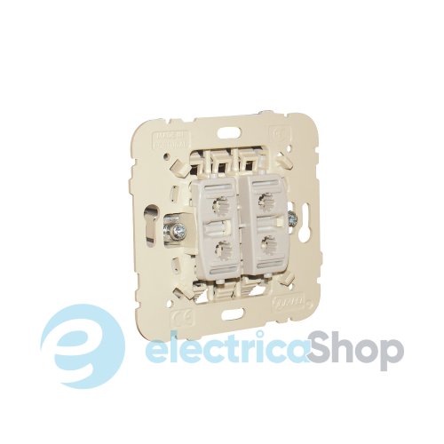 Механизм кнопки двойной (2NO+2NC) LOGUS 10 A 250V, 21154, Efapel