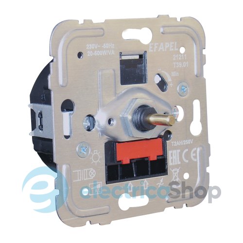 Механизм светорегулятора LOGUS 500W, 21211, Efapel