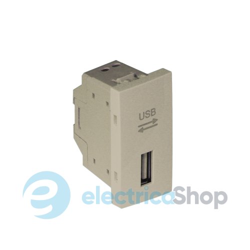 Розетка USB 1-мод. Слонова кістка 45437 SMF, Quadro 45, Efapel