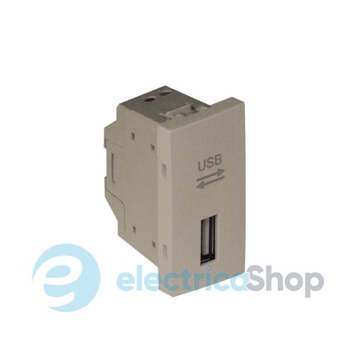 Розетка USB 1-мод. Перламутр 45437 SPE, Quadro 45, Efapel