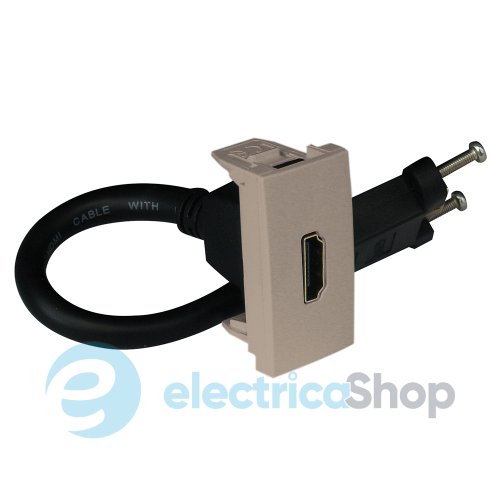 Розетка HDMI з роз'ємом 1-мод. Перламутр 45435 SPE, Quadro 45, Efapel