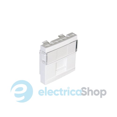 Панель для 1хRJ45 CONNECT 2-мод. білий матовий 45976 SBM Quadro 45 Efapel