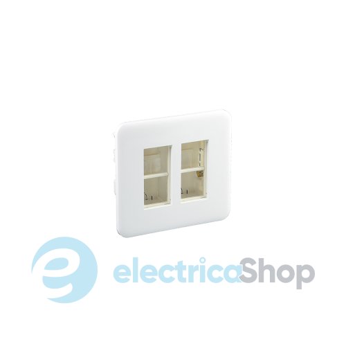 Вбудований корпус 2X4 мод. Білий, 83401 SBR, Efapel Quadro 45