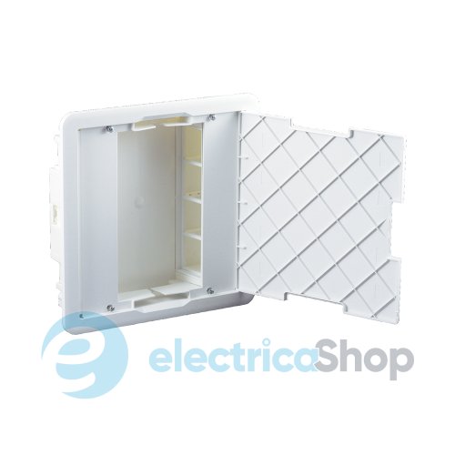 Вбудований корпус з кришкою. Білий 2х8 мод., 83404 SBR, Efapel Quadro 45
