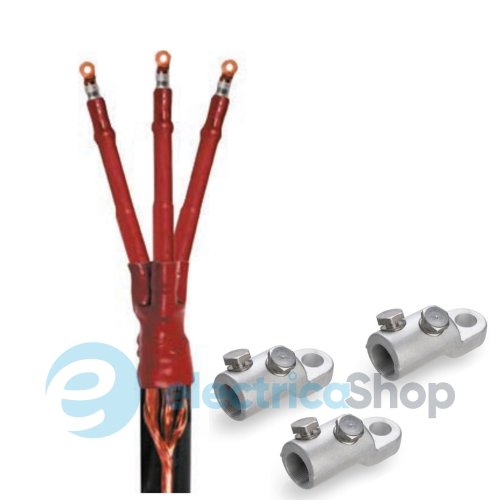 Кінцева кабельна муфта EUITHTP 12 120-240 450 Sicame (450 mm, вутр. з наконечниками)