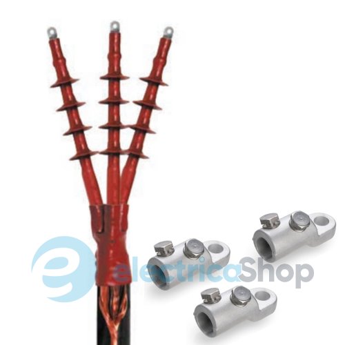 Кінцева кабельна муфта EUETHTP 24 70-150 850 Sicame (850 mm, зовн. з наконечниками)