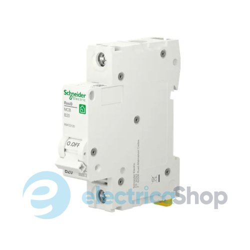 Автоматический выключатель 1P, 20 A, B, 6kA Schneider Electric Resi9