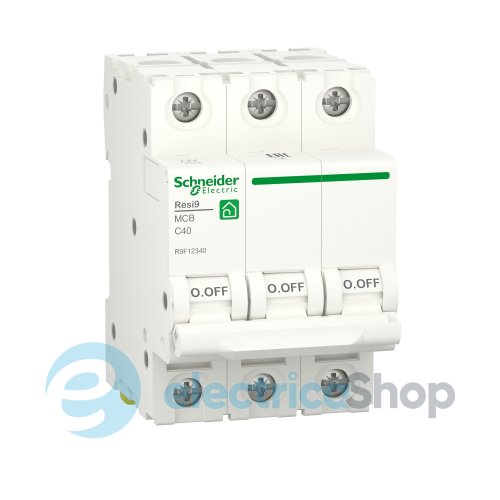 Автоматичний вимикач 3P, 63 A, C, 6kA Schneider Electric Resi9