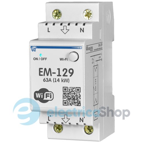 WI-FI счётчик электроэнергии с функцией защиты и управления ЕМ-129, НОВАТЕК
