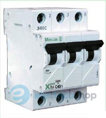 Автоматичний вимикач Moeller 3P PL4-C20/3 4.5kA