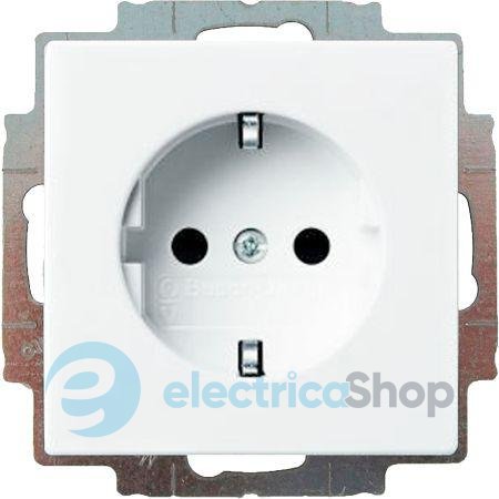 Розетка с заземлением Basic 55 белый 20 EUC-94-507