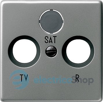 Панель TV-R(SAT) Е22 Gira 086920 колір сталь