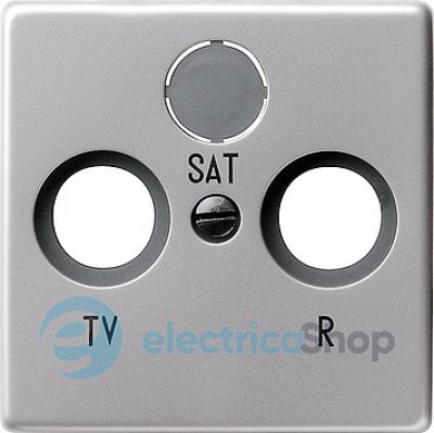 Панель TV-R(SAT) Е22 Gira 0869203 колір алюміній