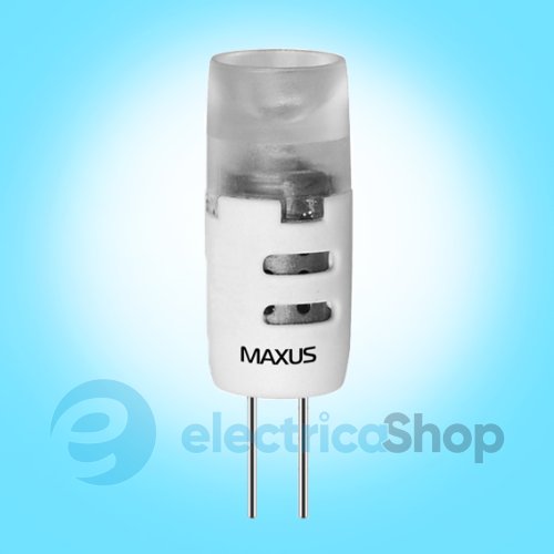 Лампа світлодіодна MAXUS LED G4 1.5W 3000K 12V AC/DC AP (1-LED-277)