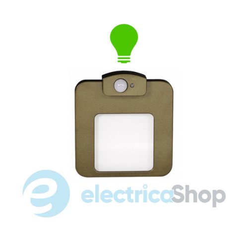 Встраиваемый LED-светильник с датчиком движения Ledix MOZA 01-212-44 зеленый свет