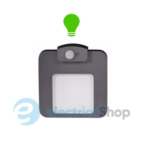 Встраиваемый LED-светильник с датчиком движения Ledix MOZA 01-222-34 зеленый свет