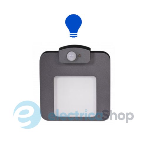 Вбудований LED-світильник з датчиком руху Ledix MOZA 01-222-35 синє світло