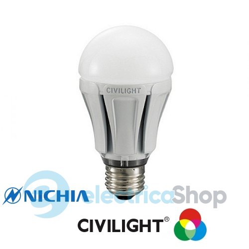 Лампа светодиодная CIVILIGHT A60 W2F60V10 10W Е27 2700К 810Lm