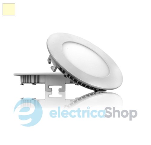 Светодиодный точечный встроенный LED светильник Eurolamp 4W "круг" 4W/3000K (LED-DLR-4/3)