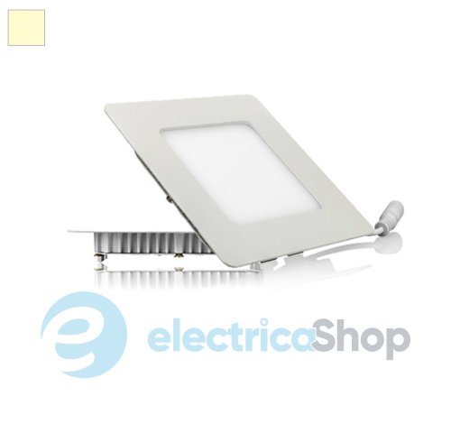 Світлодіодний точковий вбудований LED світильник Eurolamp 4W "квадрат" 4W/3000K (LED-DLS-4/3)