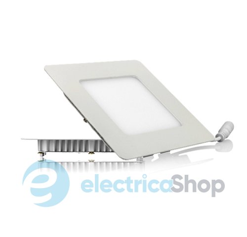 Светодиодный точечный встроенный LED светильник Eurolamp 6W "квадрат" 6W/4000K (LED-DLS-6/4)