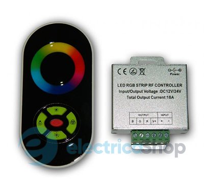 RGB-Контроллер 18А №55 черный (сенсорный пульт)