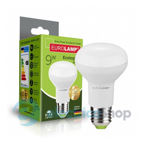 EUROLAMP LED Лампа ЕКО серия "P" R63 9W E27 4000K (LED-R63-09274(P)