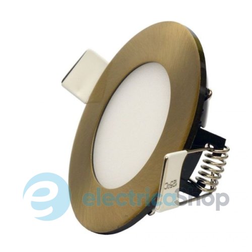 Точечный светодиодный светильник DL 04R 4W LED AB, бронза (4W/3000К) 781