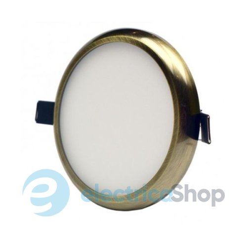 Точечный светодиодный светильник RDL 8 LED AB, 8W, 3000К бронза 327