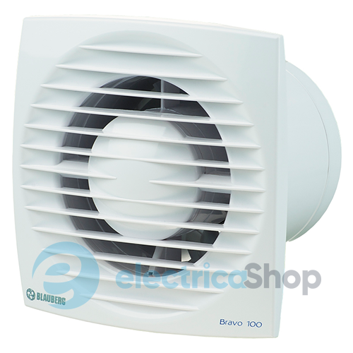 Вытяжной вентилятор BLAUBERG Bravo &#8709;100S с выключателем цвет белый