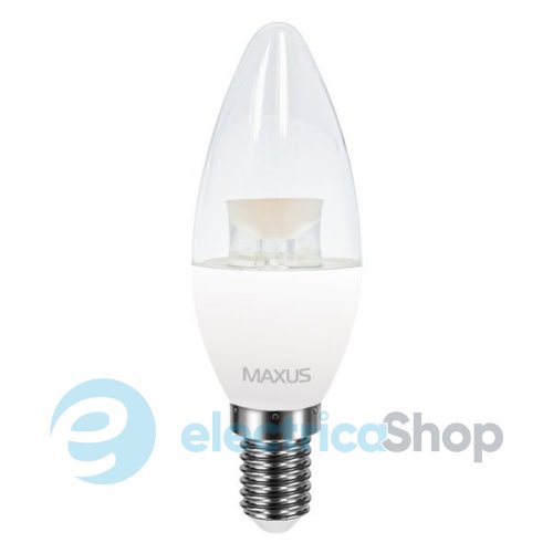 Лампа светодиодная MAXUS C37 CL-C 4W 3000К 220V E14 (1-LED-5313)
