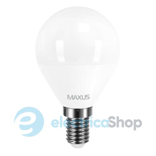 Лампа светодиодная MAXUS G45 F 4W 4100К 220V E14 (1-LED-5412)