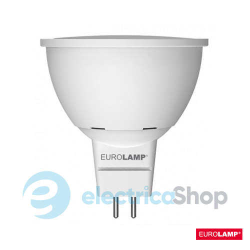 Світлодіодна лампа «Eurolamp» ЕКО серія "P" SMD MR16/GU5.3 3W 3000K тепла (LED-SMD-03533(P)