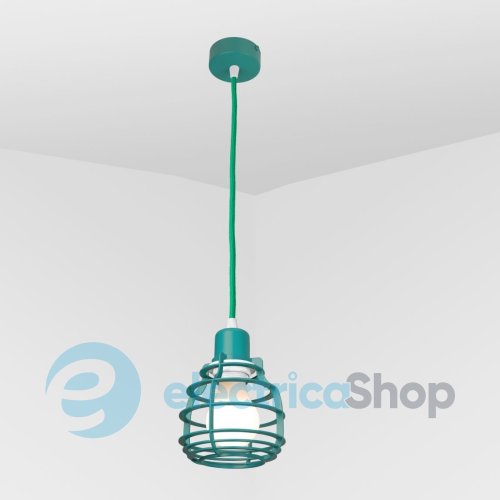 Подвесной светильник Ara 25112.32.32 бирюзовый ImperiumLight