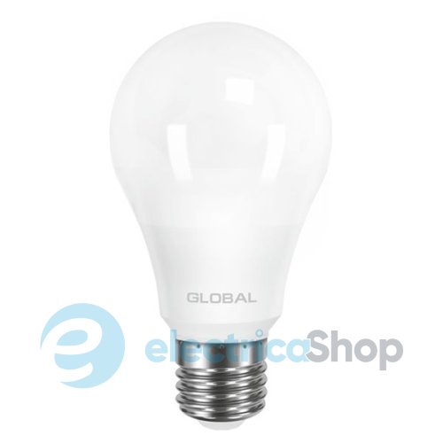 Лампа светодиодная GLOBAL LED A60 8W 4100K 220V E27 AL (1-GBL-162-02)