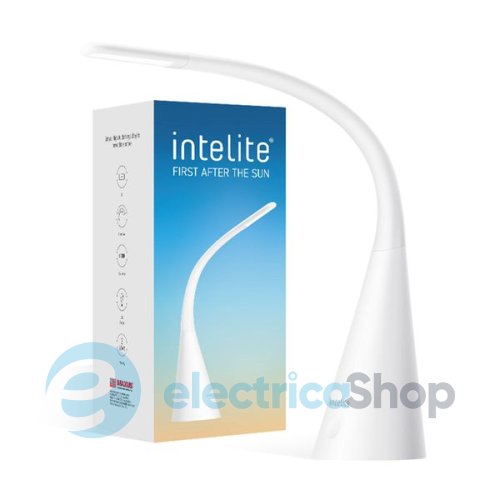Функціональний настільний світильник Intelite Desklamp White DL4-5W-WT