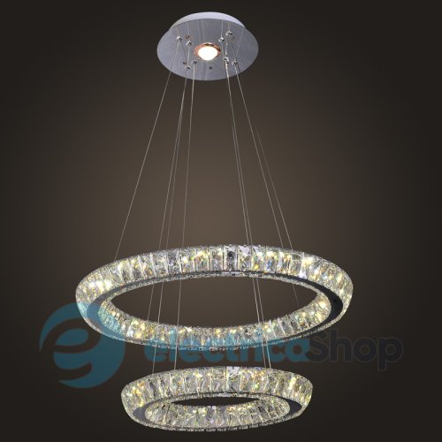 Хрустальная Led-люстра NORDIS LED LIGHTING 8816 600+400 мм