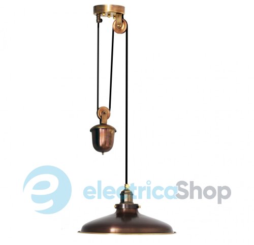 Подвесной светильник с противовесом  PikArt 1852-2 темная патина
