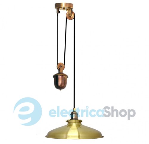 Подвесной светильник с противовесом PikArt 1852-3 латунь