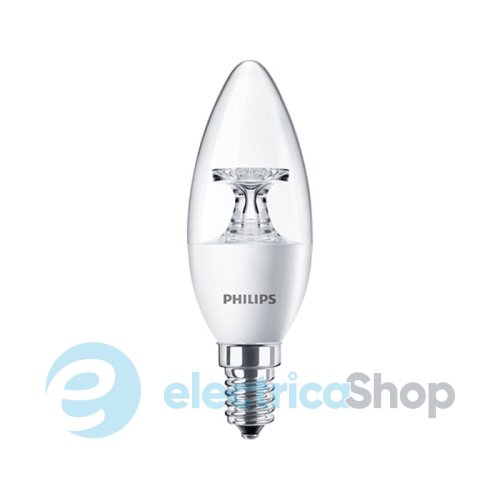 Лампа світлодіодна Philips LED 5.5-40W E14 2700K 230V B35 CL ND_AP 929001142507
