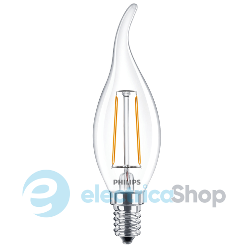 Лампа светодиодная Philips LEDClassic 2-25W BA35 E14 WW CL ND APR