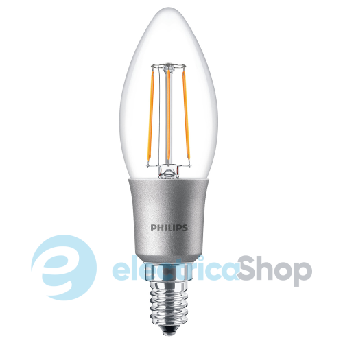 Лампа світлодіодна Philips LEDClassic 4.5-50W B35 E14 WW CL Dimmable APR 