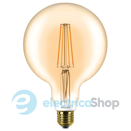 Лампа світлодіодна Philips LEDClassic 7-60W G125 E27 2000K GOLD APR