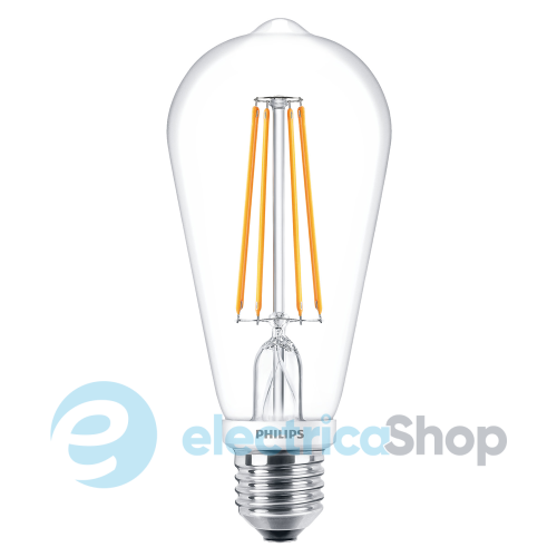 Лампа світлодіодна Philips LEDClassic 7-70W ST64 E27 WW CL Dimmable APR