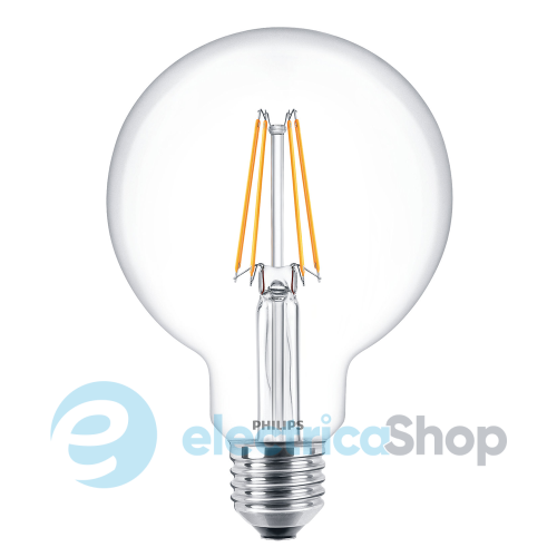 Лампа светодиодная Philips LEDClassic 6-70W G93 E27 WW CL ND APR